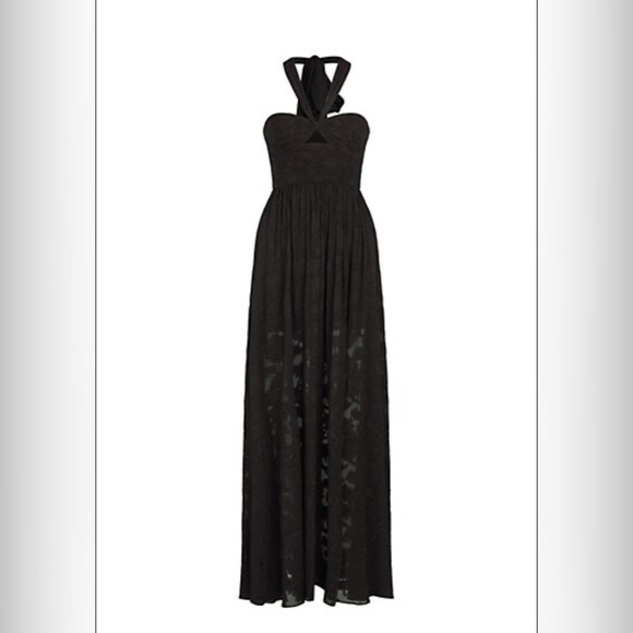 AMUR Lilyana Halter Maxi Dress - Picture 3 of 13